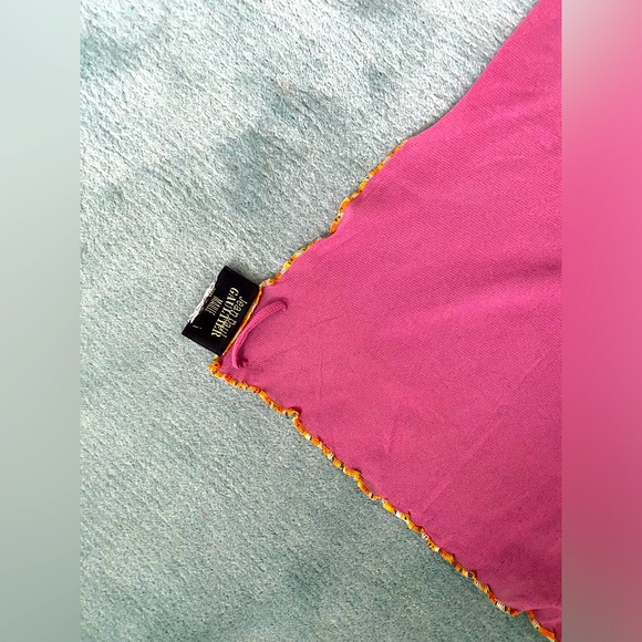 JEAN PAUL GAULTIER (JPG) MESH LARGE 52x52” SCARF/WRAP - Picture 4 of 4